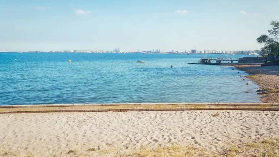 Stranden i Strandlund på sinding.dk